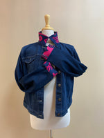 Denim Jacket L V - Hot Pink