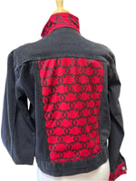 Denim Jacket C C - Red