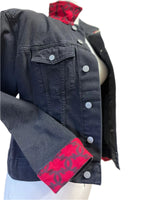 Denim Jacket C C - Red