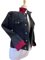 Denim Jacket C C - Red