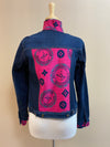 Denim Jacket L - V Hot Pinkk