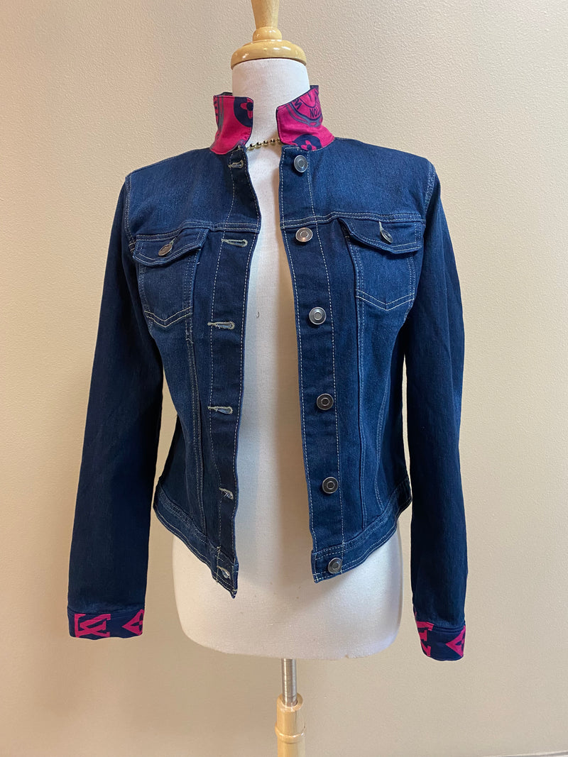 Denim Jacket L - V Hot Pinkk