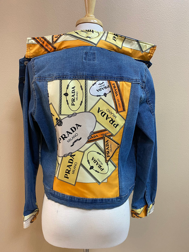 Denim Jacket P - Orange