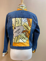 Denim Jacket P - Orange