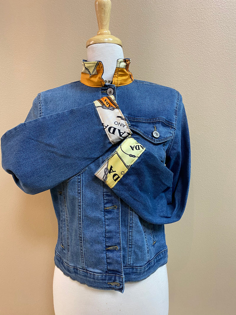 Denim Jacket P - Orange