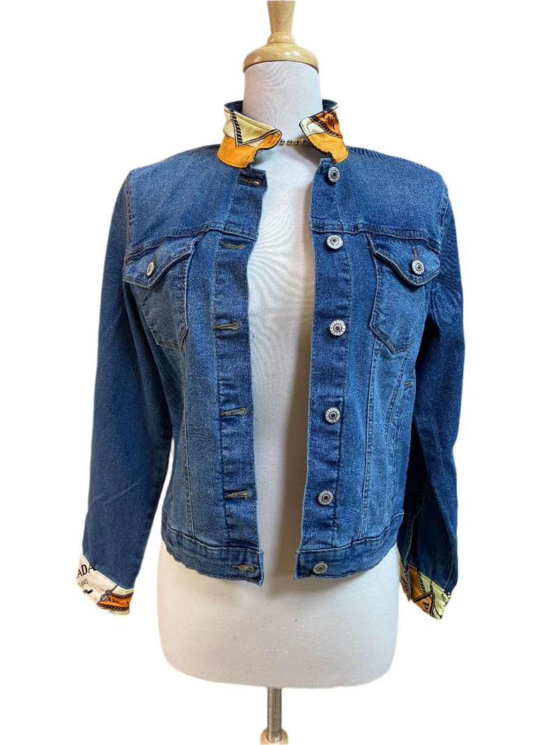 Denim Jacket P - Orange