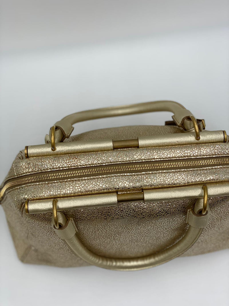 Saint Laurent Gold Handbags | ShopStyle